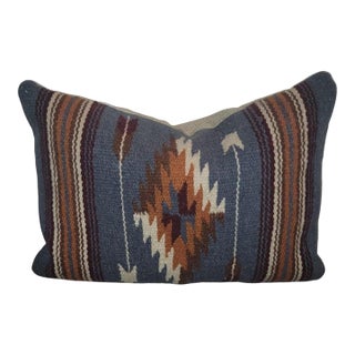 Wool Mexican Indian Pillow For Sale