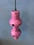 Vintage Pink-Purple Ceramic Pendant Lamp, West Germany For Sale - Image 10 of 13