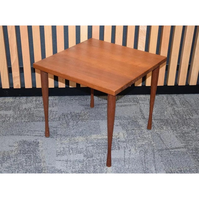 1950s Small Teak Side Table by Hans Christian Andersen, Denmark For Sale - Image 5 of 5