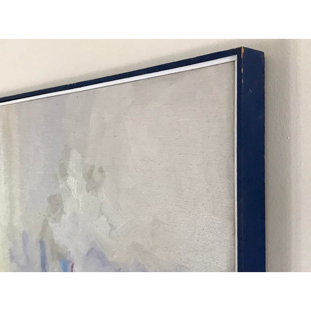 White 1972 John Thomson (Santa Cruz, California) Abstract Painting For Sale - Image 8 of 12