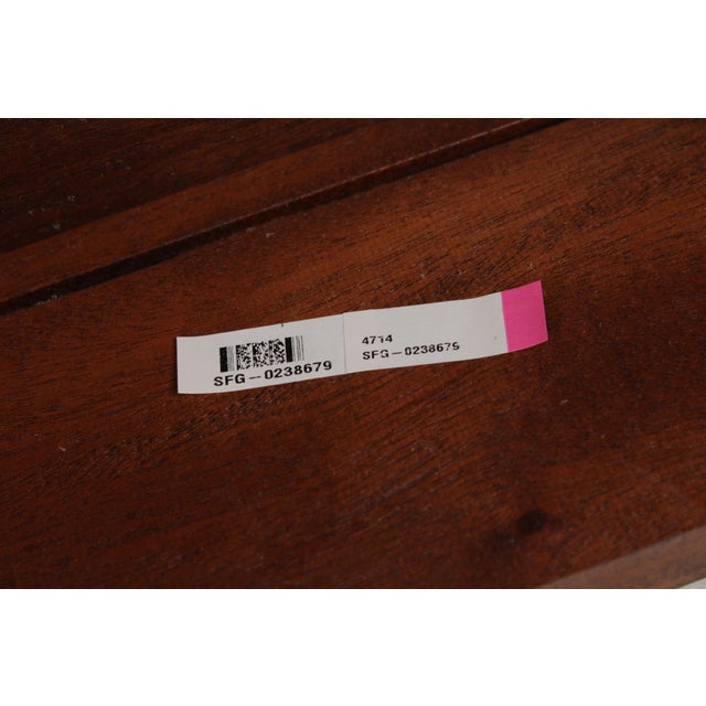 Stickley Inlaid Mahogany Federal Console Hall Table For Sale - Image 14 of 15