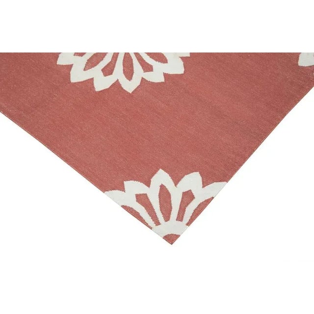 Vintage Flatweave Dhurrie Rug For Sale - Image 4 of 7