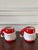 Mid 19th Century Mid-Century Winking Santa Mugs— Set of 4 For Sale - Image 5 of 12