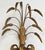 Vintage Italian Gilt Wood Tole Sheaf of Wheat Candle Sconces, a Pair For Sale In Kansas City - Image 6 of 9