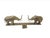 Dolbi Cashier Large Brass Elephants on Seesaw Sculpture ~ Circa 1980s For Sale In Atlanta - Image 6 of 9