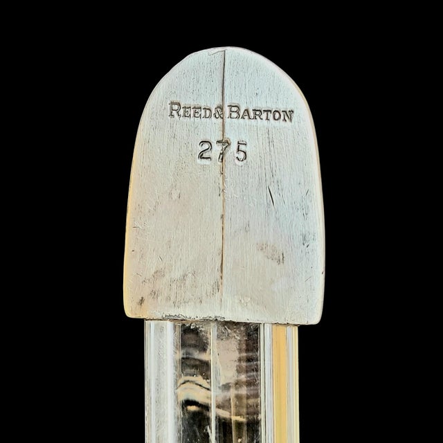 Mid 20th Century Reed & Barton Equestrian Page Magnifier and Letter Opener For Sale - Image 9 of 10