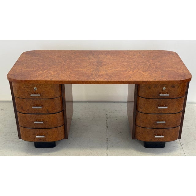 Art Deco Model H-178 Writing Desk by Jindřich Halabala from Up Závody, 1930s For Sale - Image 4 of 18