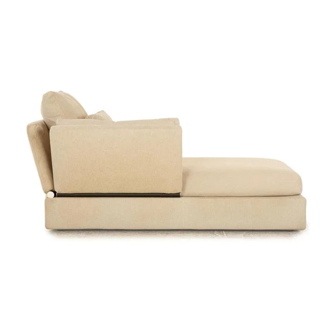 Beige Sunny Fabric Chaise Lounge from Flexform For Sale - Image 8 of 10