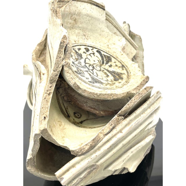 Sukhothai 14th/16th Century Fused Stoneware - 9" H X 16" W X 8" D For Sale - Image 10 of 13