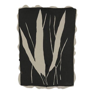 Kate Roebuck "Grasses Two" Sumi Ink Painting For Sale