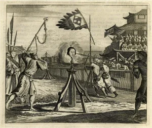 After Arnoldus Montanus, Jousting Tournament in Japan, 1669, Paper