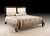 Contemporary King Size Bed. Crafted with a solid wood frame, the headboard and footboard are adorned with luxurious...