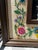Beige 1976 Vibrant Crewel Embroidered Framed Mirror For Sale - Image 8 of 9
