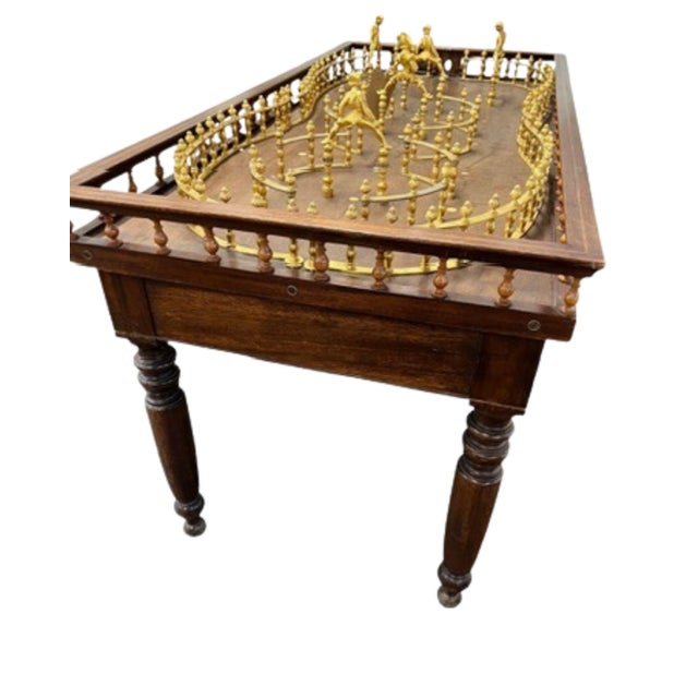 Early 20th Century English Edwardian Era Tabletop Skittles Table For Sale - Image 11 of 12