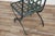 Vintage Set of 4 Hervé Baume French Wrought Iron Folding Patio Chairs, 1970s For Sale - Image 14 of 18