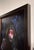 Contemporary Magique Noir by Tina Garrett | Oil on board Portrait of a figure with dramatic makeup and dark attire. For Sale - Image 3 of 3