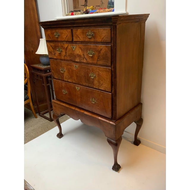 18th Century Queen Anne Walnut Highboy For Sale - Image 4 of 10