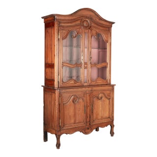 19th Century Country French Buffet à Deux Corps or Cupboard For Sale