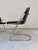 Metal Cantilever Chair in Chrome with Brown Upholstery by Gastone Rinaldi, 1970s For Sale - Image 7 of 11