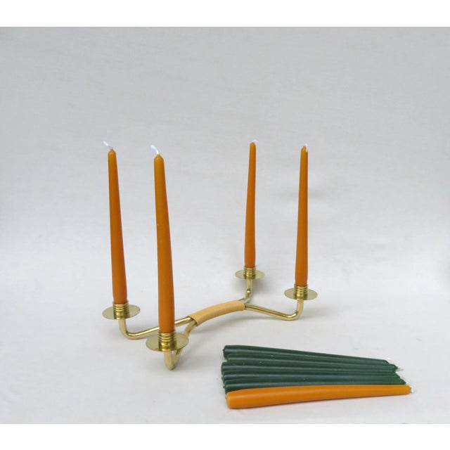 Metal Brass Candlestick, Austria, 1950s For Sale - Image 7 of 18