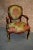 Vintage Italian Style Arm Accent Chair W/Brass Ormolu For Sale - Image 12 of 13