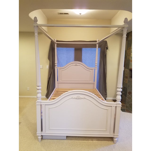 Stanley Young America Full Poster Canopy Bed Chairish