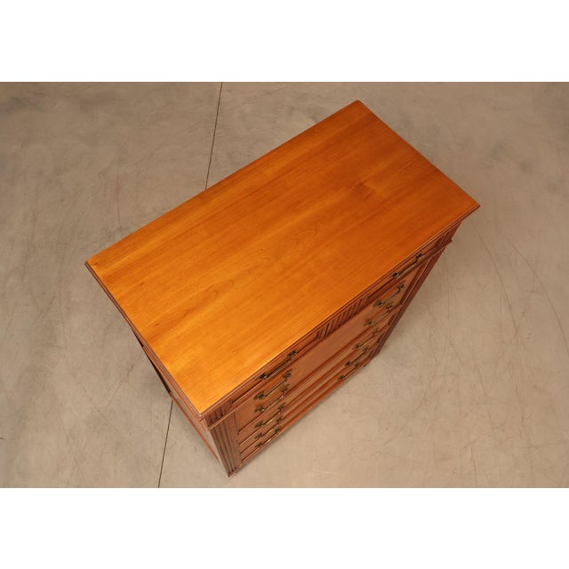 Mid 20th Century Kindel French Directoire Style Fruitwood High Chest For Sale - Image 5 of 18