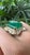 24.87 Carats, Natural Zambian Emerald Sugarloaf & Yellow Diamonds Cocktail Ring, Us Size 6.5 For Sale - Image 4 of 11
