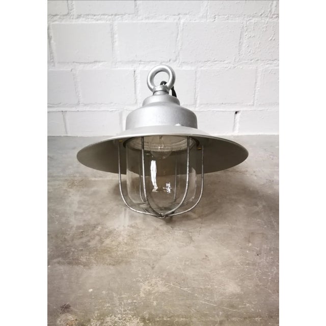Industrial German Ceiling Lamp from Legrand, 1950s For Sale - Image 10 of 13