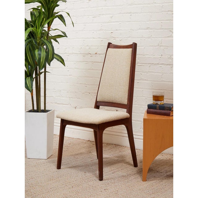 Restored Vintage Mid Century Dining Chairs Set of Six. For Sale In Los Angeles - Image 6 of 7