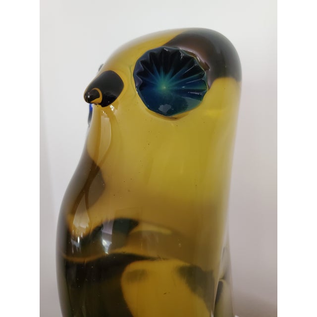 Mid-Century Modern 1960s Mid Century Modern Italian Murano Style Owl For Sale - Image 3 of 11