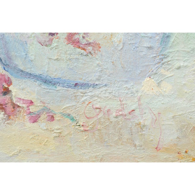 Textile Vertical Floral Still Life by Doreen Gadsby For Sale - Image 7 of 7