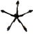 Vintage French Wrought Iron Chandelier With Forged Flowers For Sale - Image 11 of 13