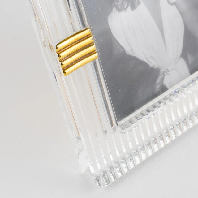 Christian Dior Paris Molded Crystal Picture Frame For Sale In Atlanta - Image 6 of 14