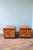 1970s 1970’s Italian Burl Wood Two- Drawer Nighstands, a Pair For Sale - Image 5 of 11