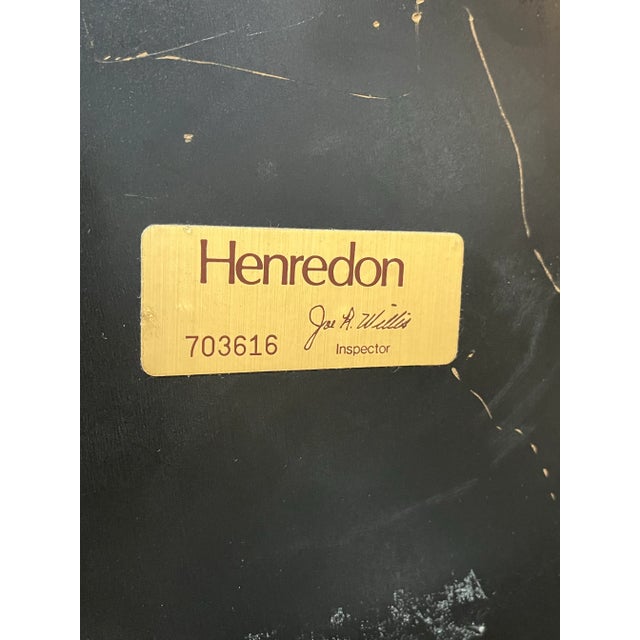 Henredon Henredon Black Wood "Scene 3" Wall Mirror For Sale - Image 4 of 6