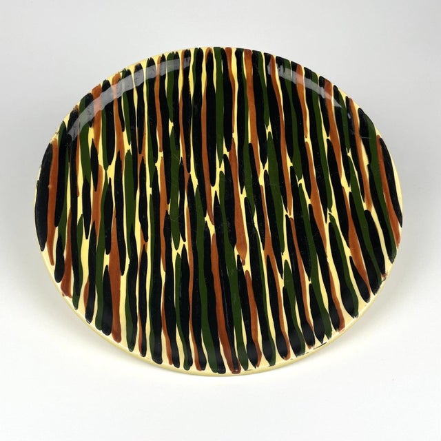 1960s Ceramic Plate from Saint Clément, 1960s For Sale - Image 5 of 5