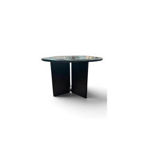 Brutalist Vintage Brutalist Dark Wood Folding Table, 1970s For Sale - Image 3 of 9