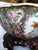 Chinese porcelain large famille rose / Rose Mandarin-style punch bowl, bearing an apocryphal red seal mark, probably late...