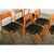 Wood Italian Mid-Century Leather and Beech Dining Chairs - Set of Six For Sale - Image 7 of 12