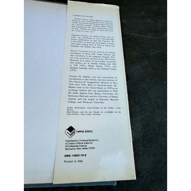 Vintage Book “Pablo Picasso Man and His Work” by Domenico Porzlo & Marco Valsecchi 1st Ed Italy For Sale In New York - Image 6 of 6