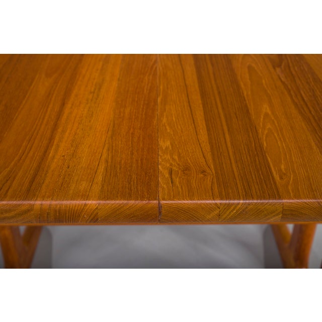 Danish Modern Extendable Teak Table from Glostrup, 1960s For Sale - Image 9 of 18