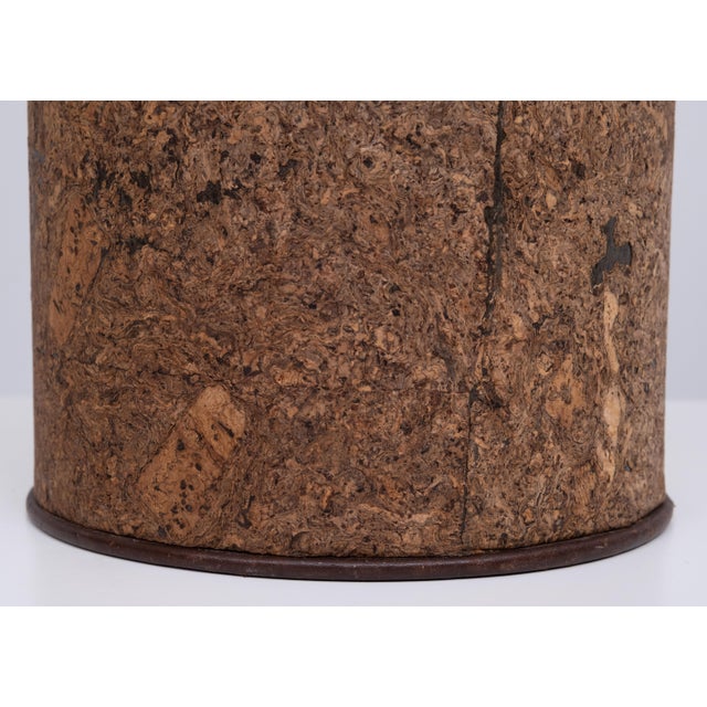 Cork and Leather Umbrella Stands, France, 1970s For Sale - Image 9 of 10