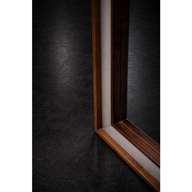 Black Vintage Scandinavian Ambassador Console with Mirror from Fröseke Nybrofabriken Ab, 1970s, Set of 2 For Sale - Image 8 of 18