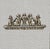 Antique Rococo Style Three Panel Ornate Silver Metal Fireplace Screen Birds For Sale In Pittsburgh - Image 6 of 8