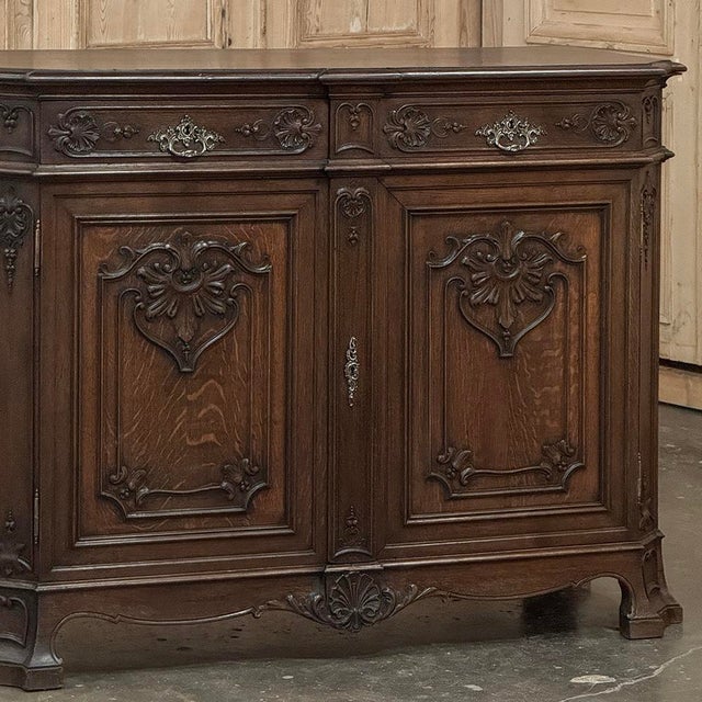Wood 19th Century Liegoise Louis XIV Buffet ~ Credenza For Sale - Image 7 of 18