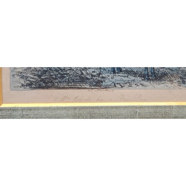 John Leech, Hunting Caricature Illustrations, 1850s, Lithographs, Framed, Set of 4 For Sale - Image 9 of 14