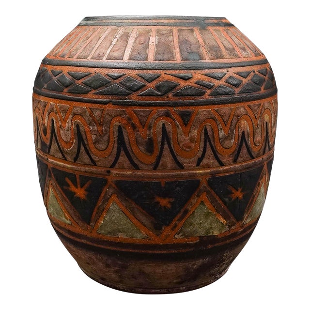 Berkshire Pottery Gertraud Stosiek Signed Vintage Mid Century Modern Art Vase For Sale