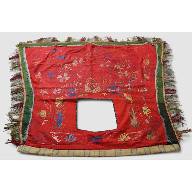 Embroidered Bukhara Suzani Horse Blanket, 1890s For Sale - Image 17 of 18