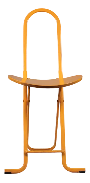 Orange Dafne Chair by Gastone Rinaldi for Thema, 1970s